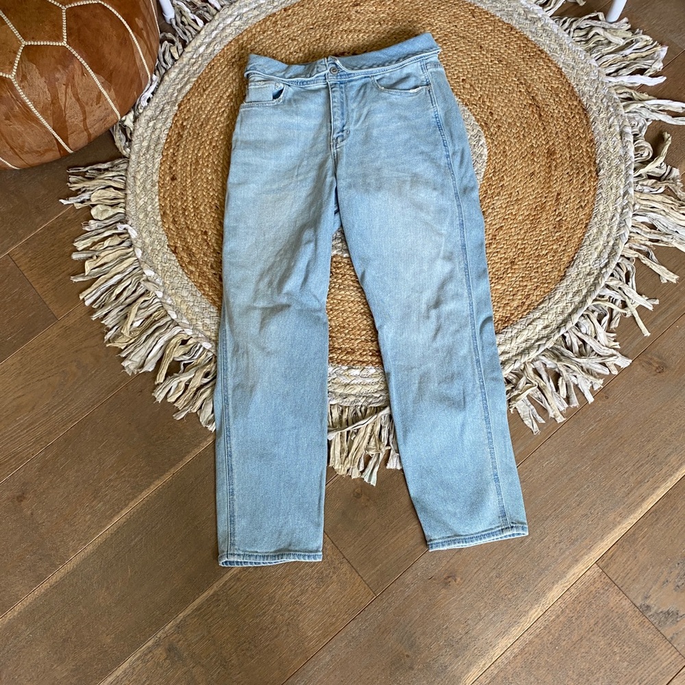 Hollister Paper Bag Waist Jeans Size 11